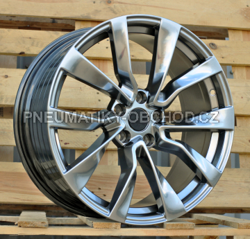 Alu kola Racing Line I0517, 19x8.5 5x114.3 ET38, titanová metalíza (zátěžová)