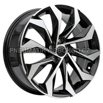 Alu kola Racing Line I1139, 20x8 5x112 ET41, černá + leštění