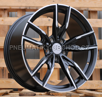 Alu kola Racing Line I5478, 19x9.5 5x120 ET40, černá matná + leštění