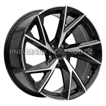 Alu kola Racing Line I5491, 18x8 5x112 ET36, černá + leštění