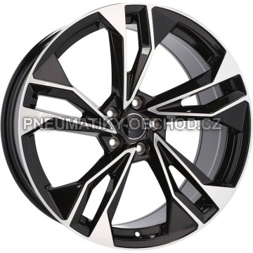 Alu kola Racing Line I5493, 20x9 5x112 ET30, černá + leštění