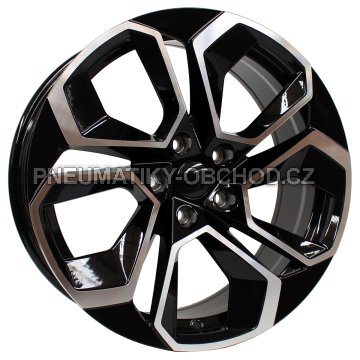 Alu kola Racing Line I5561, 17x7 5x112 ET46, černá + leštění