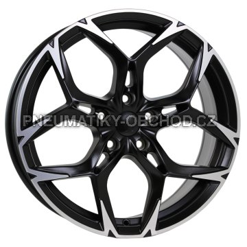 Alu kola Racing Line I5572, 18x8 5x112 ET40, černá matná + leštění
