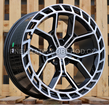 Alu kola Racing Line I5589, 22x10 5x120 ET38, černá matná (zátěžová)