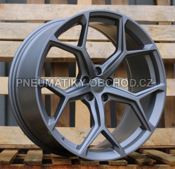 Alu kola Racing Line I5598, 19x8.5 5x112 ET32, šedivá (zátěžová)