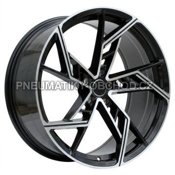 Alu kola Racing Line I5611, 19x8.5 5x112 ET40, černá + leštění