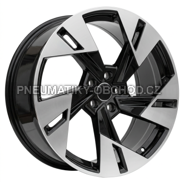 Alu kola Racing Line I5640, 19x8 5x112 ET45, černá + leštění