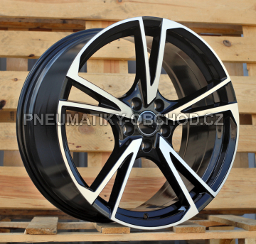 Alu kola Racing Line I5642, 19x8.5 5x112 ET35, černá + leštění