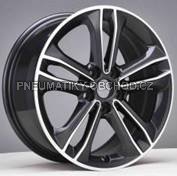 Alu kola Racing Line I7094, 17x7.5 5x112 ET54, šedivá + leštění