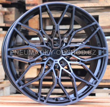 Alu kola Racing Line IN292, 20x8.5 5x112 ET25, černá + leštění