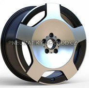 Alu kola Racing Line IN3518F, 19x8 5x112 ET52, černá + leštění (zátěžová)