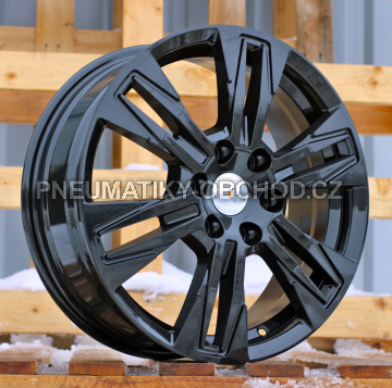 Alu kola Racing Line IN3606F, 17x6.5 6x120 ET50, černá lesklá (zátěžová)