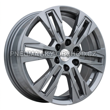Alu kola Racing Line IN3606F, 17x6.5 6x120 ET50, šedivá (zátěžová)