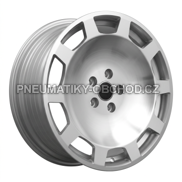 Alu kola Racing Line IN3613F, 18x8 5x112 ET40, stříbrná + leštění (zátěžová)