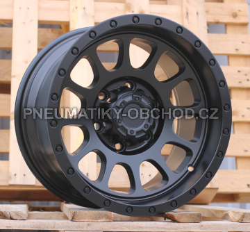 Alu kola Racing Line JT138, 16x8.5 6x139.7 ET, černá matná