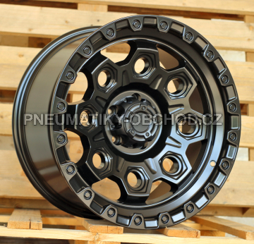 Alu kola Racing Line JT178, 17x9 5x127 ET-10, černá matná