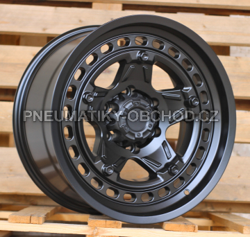 Alu kola Racing Line JT186, 16x8.5 6x139.7 ET, černá matná (zátěžová)