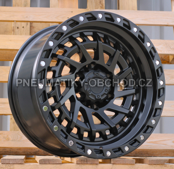 Alu kola Racing Line JT195, 17x9 6x139.7 ET, černá + leštění