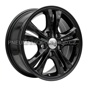 Alu kola Racing Line L1061, 15x6 5x114.3 ET42, černá lesklá