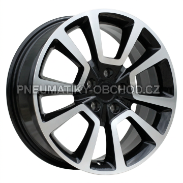 Alu kola Racing Line L1485, 18x7 5x114.3 ET40, černá + leštění