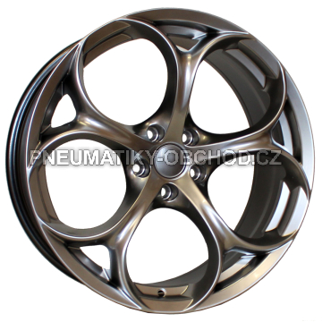 Alu kola Racing Line L1664, 17x7.5 5x110 ET33, titanová metalíza