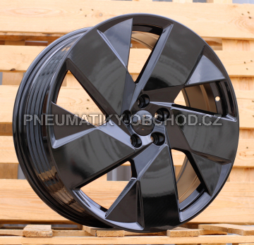 Alu kola Racing Line SR402, 20x8 5x108 ET50.5, černá lesklá (zátěžová)