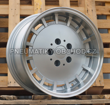 Alu kola Racing Line SW355, 16x8 5x112 ET11, stříbrná + leštěný límec