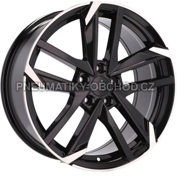 Alu kola Racing Line XE170, 16x7 5x108 ET44, černá + leštění