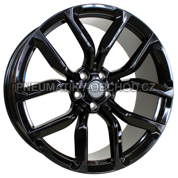 Alu kola Racing Line XE328, 22x10 5x120 ET45, černá lesklá (zátěžová)