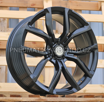 Alu kola Racing Line XE328, 22x9.5 5x108 ET42, černá matná (zátěžová)