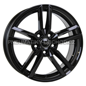 Alu kola Racing Line Y0136, 17x7.5 5x114.3 ET40, černá lesklá