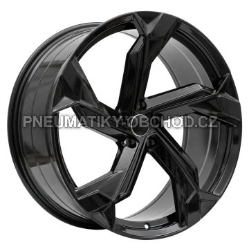 Alu kola Racing Line Y1201, 23x10 5x112 ET15, černá lesklá (zátěžová)