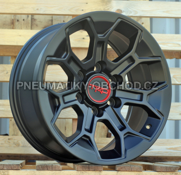 Alu kola Racing Line Y1203, 17x8 6x139.7 ET5, černá matná (zátěžová)