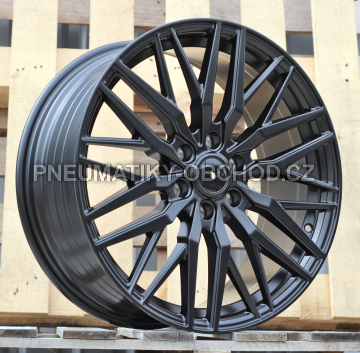 Alu kola Racing Line YF0453, 19x8 6x120 ET48, černá matná (zátěžová)