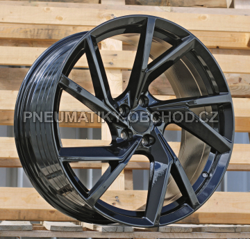 Alu kola Racing Line YF5709, 20x8.5 5x108 ET40, černá lesklá (zátěžová)