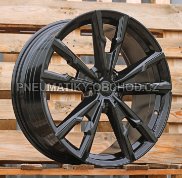 Alu kola Racing Line YF5710, 20x8 5x112 ET46, černá lesklá