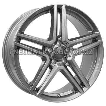 Alu kola RIAL M10, 19x9.5 5x112 ET54, šedivá lesklá