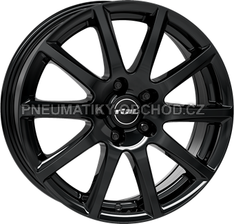 Alu kola RIAL MILANO, 17x7 5x100 ET40, černá lesklá