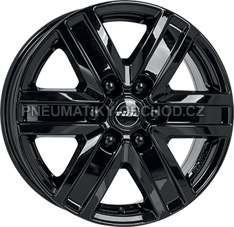 Alu kola RIAL TRANSPORTER 6, 17x7 6x130 ET57, černá lesklá (zátěžová)