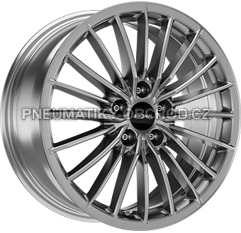 Alu kola RONAL R68, 19x8.5 5x112 ET35, šedivá lesklá (zátěžová)