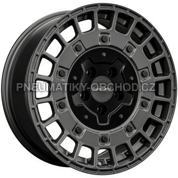 Alu kola SUPER METAL RIG, 17x7.5 5x120 ET48, šedivá matná (zátěžová)