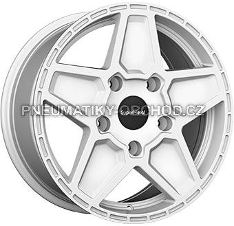 Alu kola SUPER METAL ROCKET, 18x8 5x160 ET45, bílá (zátěžová)