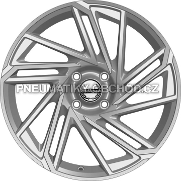 Alu kola TecnoMagnesio EPOWER, 17x7 4x108 ET30, stříbrná