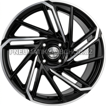 Alu kola TecnoMagnesio EPOWER, 17x7 5x112 ET40, černá + leštění