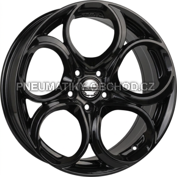Alu kola TecnoMagnesio JUNIOR, 19x8 5x110 ET37, černá lesklá