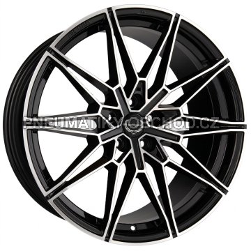 Alu kola TecnoMagnesio TMG03, 20x8.5 5x112 ET29.5, černá + leštění