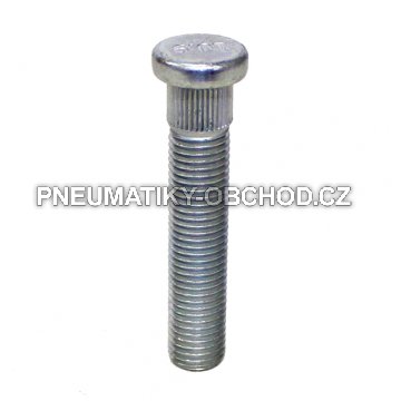 Kolové svorníky - štefty M12x1,5x62mm, tisícihran Ø12,4mm