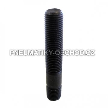 Kolové svorníky - štefty M14x1,5x50mm+15mm, oboustranný závit, černý