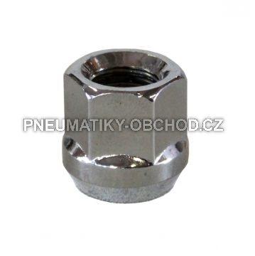 Matice na alu kola 1/2 UNF kužel, klíč 19, výška 21 mm, otevřená