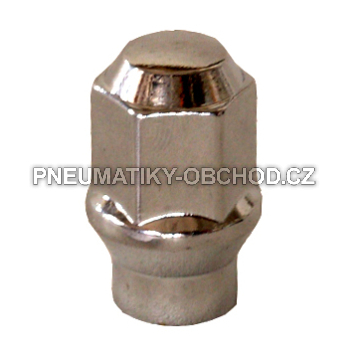 Matice na alu kola Offroad M12x1,5 krček 6 mm, klíč 21, výška 35 mm, uzavřená